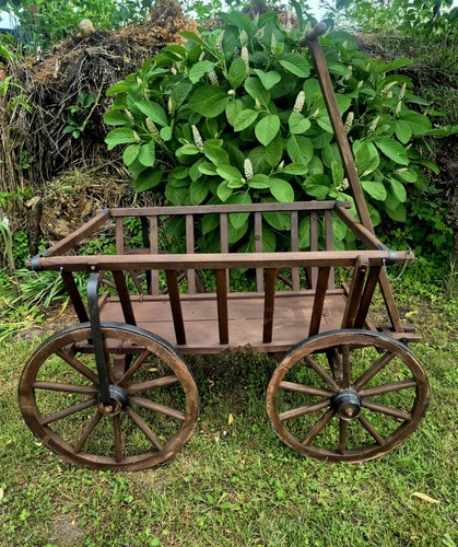 Antiker handwagen leiterwagen - handwagen,