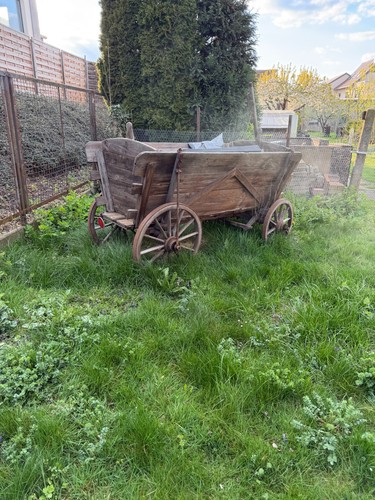 Antiker handwagen leiterwagen - handwagen,