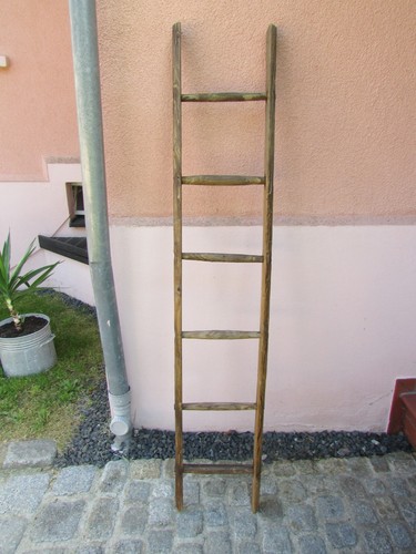 Alte große leiter holzleiter - alte,